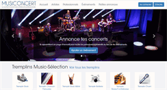 Desktop Screenshot of musiconcert.fr